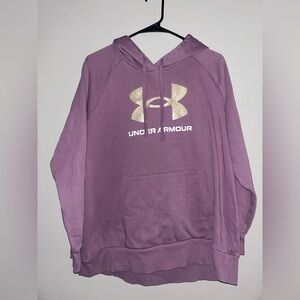 Under Armour Lavender Hoodie with Gold Accent